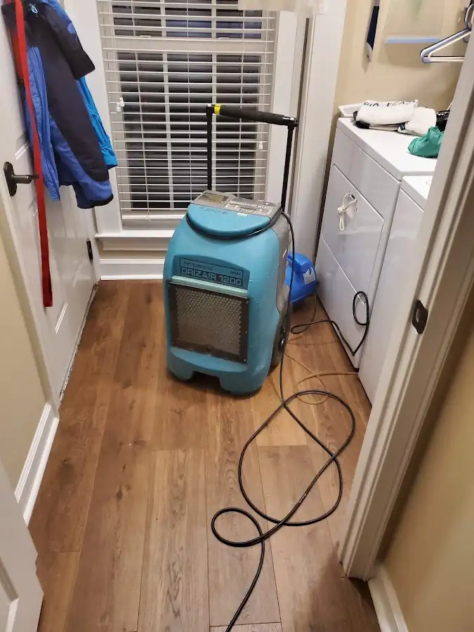 Commercial dehumidifier deployed for Crawl Space Restoration in Ward